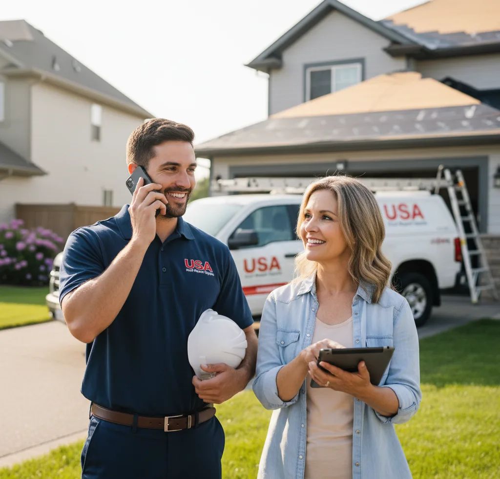 USA Roof Repair Experts customer support in Maurepas